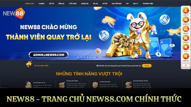 New88 44 Trang chủ NEW88 chính thức 2026 – Giao diện cá cược hiện đại